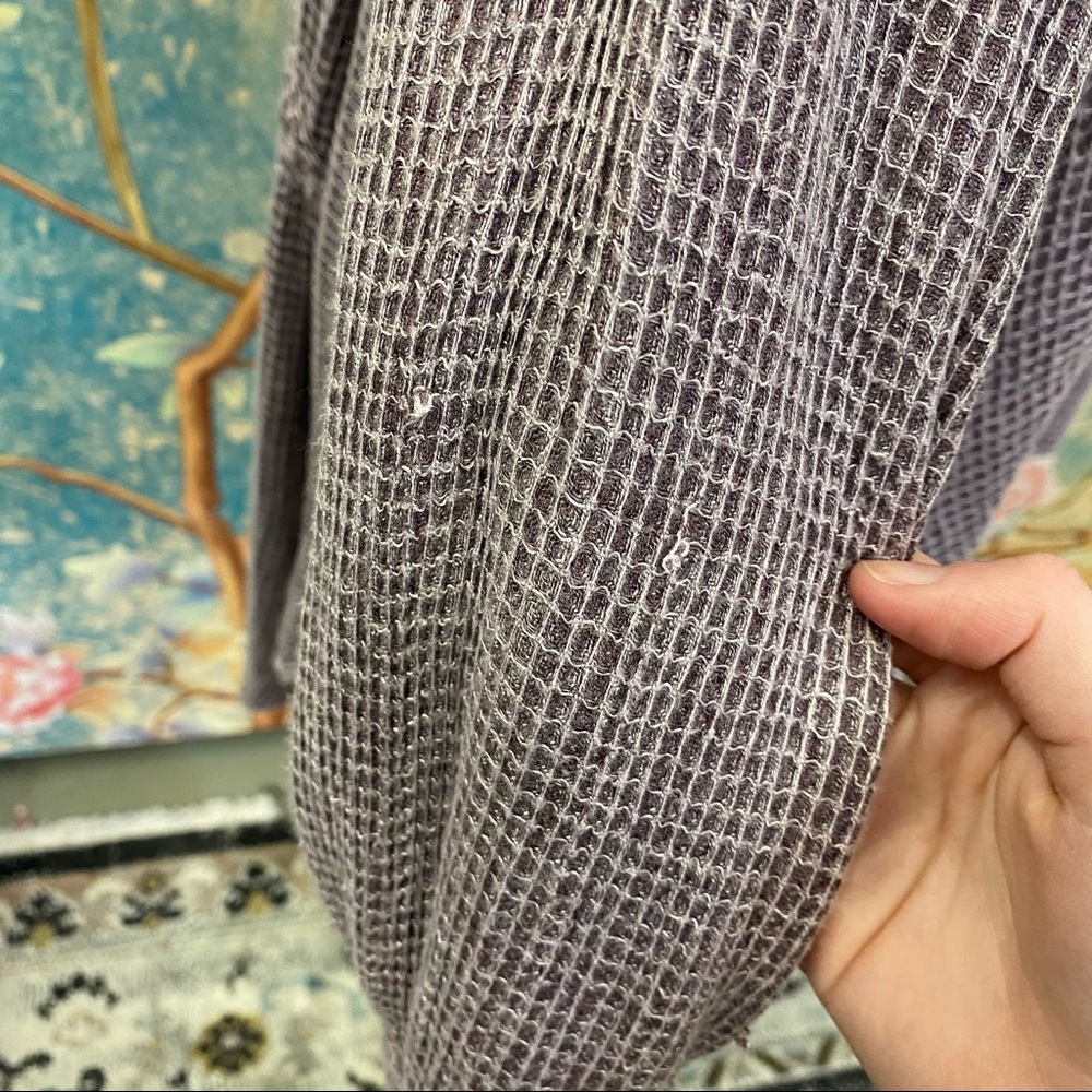 Purple Free People Blouse Top - Picture 7 of 9